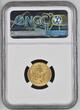 MEXICO 1955M Gold 5 Pesos Coin. 1955-1972 NGC MS 66