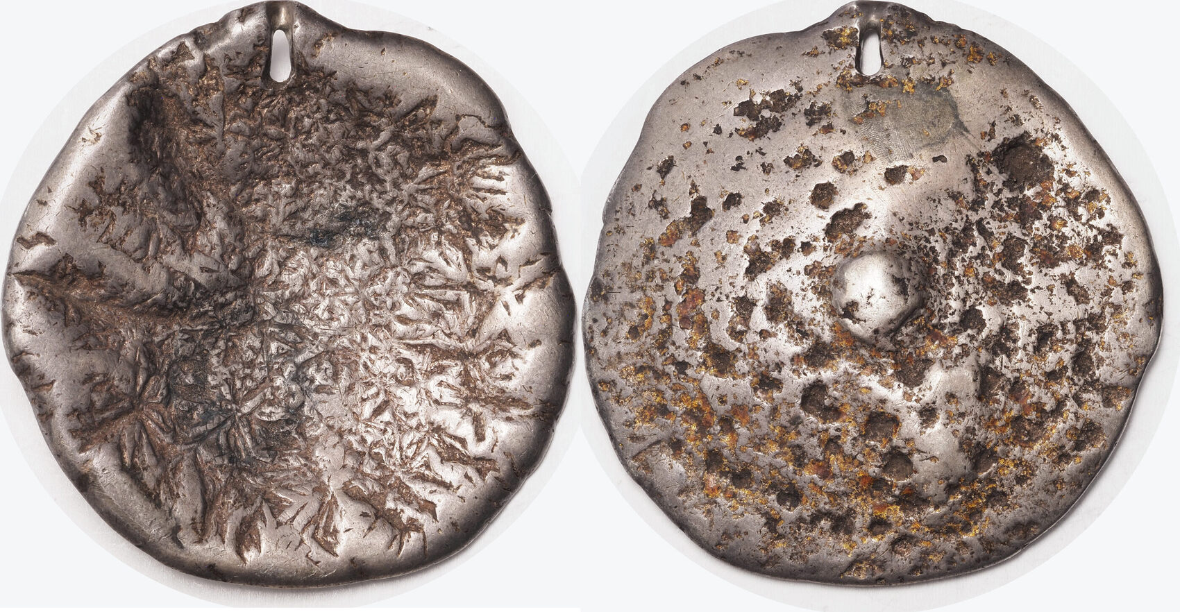 BURMA 1700s-1850s Shan States. Flower Money (Yowetni) Silver Sycee