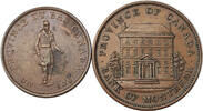 Canada 1 & 2 Sou (½ Penny & 1 Penny) Lower Canada, Bank du People / Bank of Montreal. -