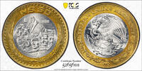 Mexico 50 Nuevos Pesos Ninos Heroes. Bi-Metallic Issue. ASW: 1/2 Oz. -