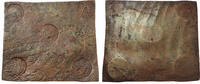SWEDEN 2 Daler (plate money) Adolf Frederick. Nicobar Shipwreck Salvage w. COA. 1330gm! -