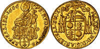 AUSTRIA 1/4 Ducat Maximilian Gandolph. Gold 1/4 Ducat Coin. -