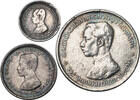 Thailand Fuang, Salung & Baht (3pcs!) Rama V. -