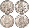 HUNGARY 1 Forint (2pcs) 1887/1888 KB Franz Joseph I. Sehr Sch&ouml;n+ 173.43 US$137.59 US$  +  75.15 US$ shipping