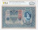 AUSTRIA 1000 Kronen 1902 (1919) Austria. Pick#59. Gem UNC 65 PPQ 1,011.74 元517.11 元  ＋  97.43 元 运费