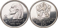 CZECHOSLOVAKIA 20 Korun Only 5,000 pcs. Struck! Andrej Sladkovic. -