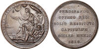 Mexico Medal Ferdinand VII. Council on the Restoration to the Throne Medal. -