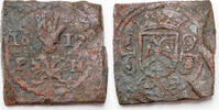 BRABANT Münzgewicht (coin weight) Brabant, Antwerp. Bronze Coin Weight Coin (with Date!) by Peeter Herck. -