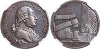 Great Britain 1/2 Penny Token Warwickshire. Copper John Wilkinson Halfpenny Token. -