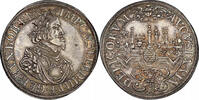 GERMANY TALER Augsburg (Free City), Ferdinand III. Silver City-View Thaler Coin. -