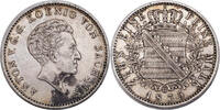 GERMANY TALER Saxony, Anthony. Silver Convention Thaler Coin. -