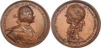 RUSSIA Medal Peter I the Great. Capture of Livland & Estonia. -