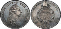 SWEDEN 1 Riksdaler Gustav III. Silver 1 Riksdaler Coin. -
