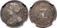 ENGLAND 4 Pence (Groat) Queen Anne. Low Population: 1/2! -