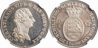 1/3 Speciedaler (Nypræg!) 1799 MF Christian VII. NGC PF 65 CAMEO