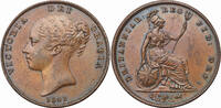 GREAT BRITAIN Penny Queen Victoria. -