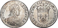 FRANCE 1/2 ECU 1653-E Louis XIV. Torus mint. fast Vzgl. 289.05 US$218.52 US$  +  75.15 US$ shipping