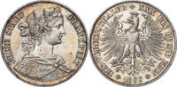 GERMANY Taler 1860 Frankfurt (Free City). fast Vzgl. 242.80 US$195.40 US$  +  75.15 US$ shipping