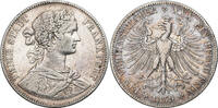 GERMANY Taler 1859 Frankfurt (Free City). fast Sehr Sch&ouml;n 109.84 US$79.78 US$  +  86.72 US$ shipping