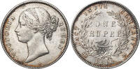 INDIA RUPEE 1840 (B&C) India (British), Queen Victoria. Vzgl. 132.96 US$102.90 US$  +  75.15 US$ shipping