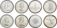 CANADA $1 (4pcs) 1939/1958/1964/1967 Royal Visit, British Comumbia, Carl... 289.05 US$225.46 US$  +  75.15 US$ shipping