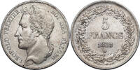 BELGIUM 5 Francs 1848 Leopold I. Sehr Sch&ouml;n+ 824.38 元667.00 元  ＋  112.42 元 运费