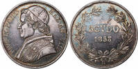VATICAN Scudo 1853, Vatican, Pope Pius IX. Silver Scudo Romano Coin. -