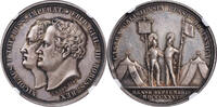 RUSSIA Award Medal Russian-Prussian maneuvers (military parade) at Kalisz (Poland). Silver Medal. -
