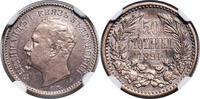 BULGARIA 50 Stotinki Ferdinand I. Silver 50 Stotinki Coin. -