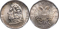 AUSTRIA 2 Schilling Prince Eugen of Savoy. -