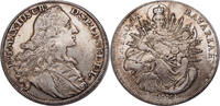 GERMANY-BAVARIA Thaler Maximilian III Joseph. Madonnentaler. -