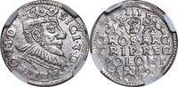 POLAND 3 Grosze (Trojak) Sigismund III Vasa. Silver Trojak (3 Groszy) Coin. Poznan. Mule? -