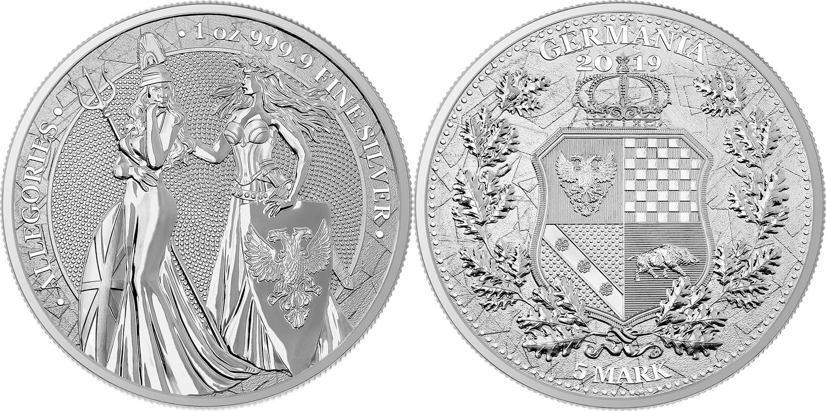 Deutschland 5 Mark 2019 Germania Mint Britannia & Germania The