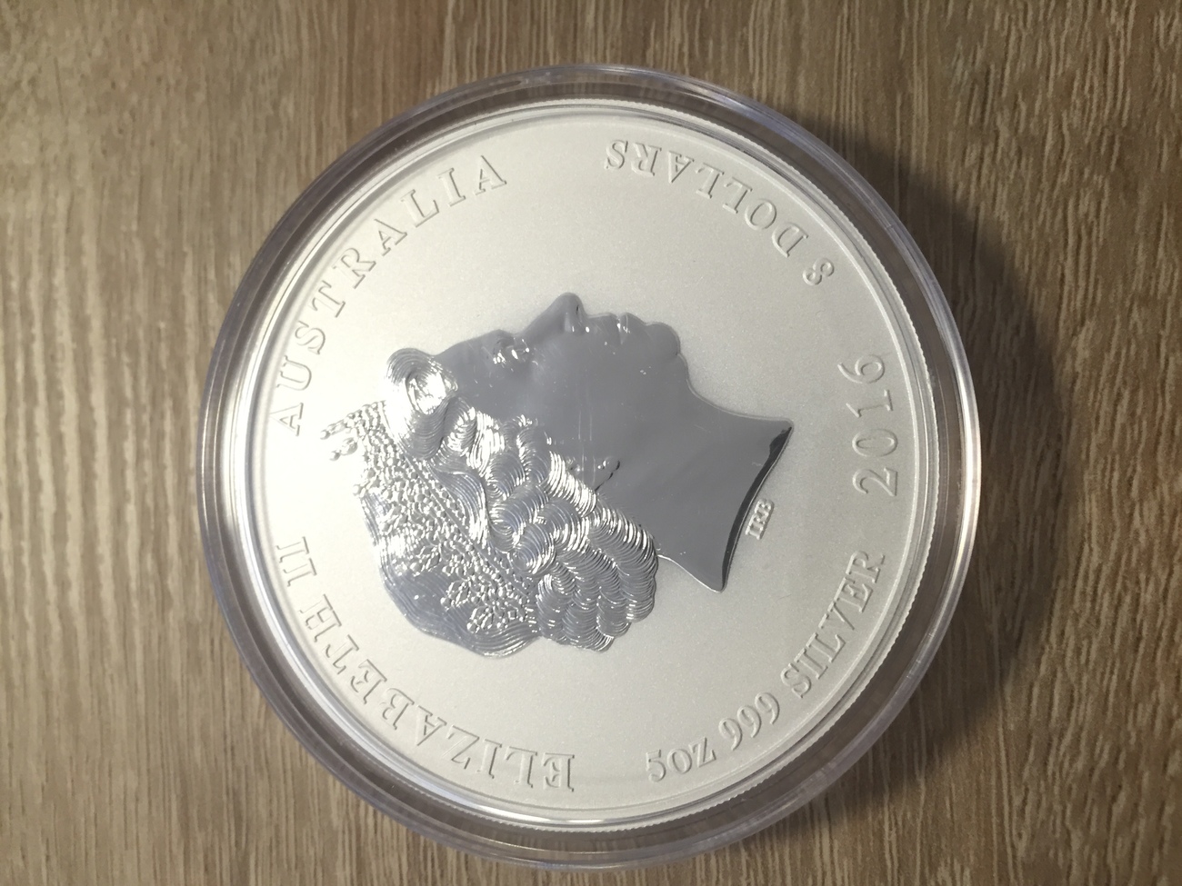 Australien 8 AUD 2016 5 oz Perth Mint Monkey King Color Brilliant