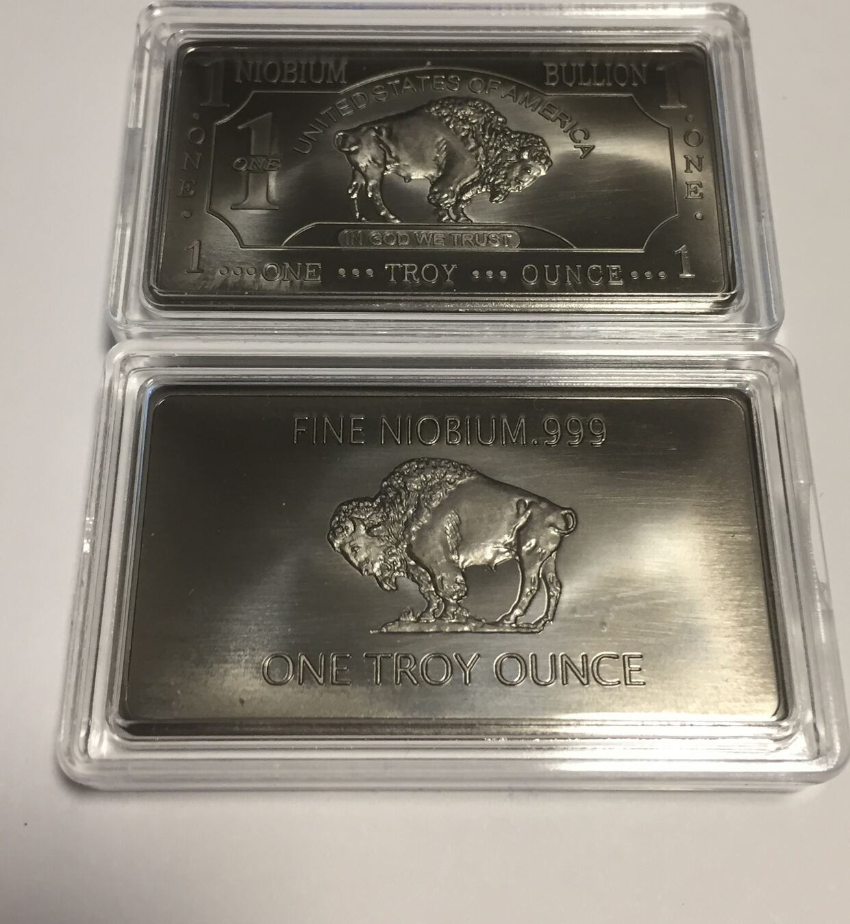 USA 2020 American Buffalo Bar 1 oz Niobium Niob Brilliant Uncirculated ...