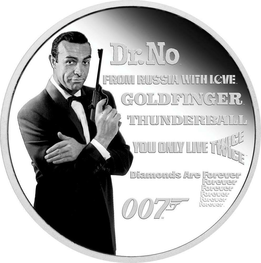 1 Dollar 2021 Perth Mint Australien James Bond 007 Legacy Series Sean ...