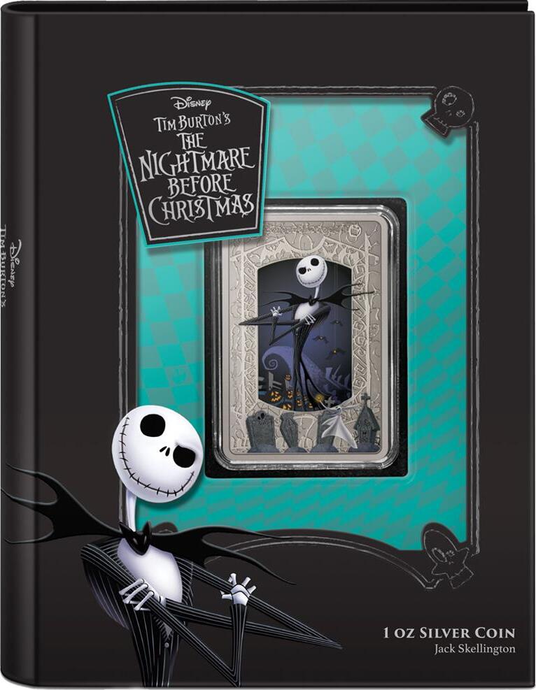 Niue 2 Dollar 2021 Disney Jack Skellington The Nightmare before