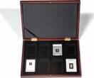 Deutschland  Lighthouse cassette Volterra mahogany for 8 gold bars in blister storage New