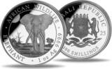 Silver coin 1 oz Somalia Elephant 2025 999 Silver 100 Shillings African Wildlife brilliant uncirculated