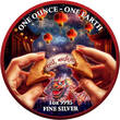 1 Dollar Silver Coin 1 oz Fiji One Earth 2022 - Happy New Year - Silver Color Brillant uncirculated