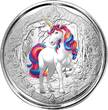 1 FJD Silver coin 1 oz Fiji - Unicorn - Blossom - 2024 Proof like Color proof like, Color