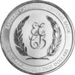 Karibik Inseln 2 Dollar Silver coin 1 oz Eastern Caribbean EC8 Dominica Coat of Arms 2024 PL Silver Brilliant Uncirculated, Proof-Like