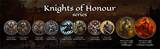 Polen 1 Dollar Silver coin 1 oz USA ASE Knights of Honour Crimson Crusader 2025 color 999 mint / new