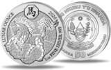 Ruanda 50 Ruanda-Franc Silver coin 1 oz Rwanda Lunar Ounce - Year of the Horse - 2026 BU OVP Uncirculated