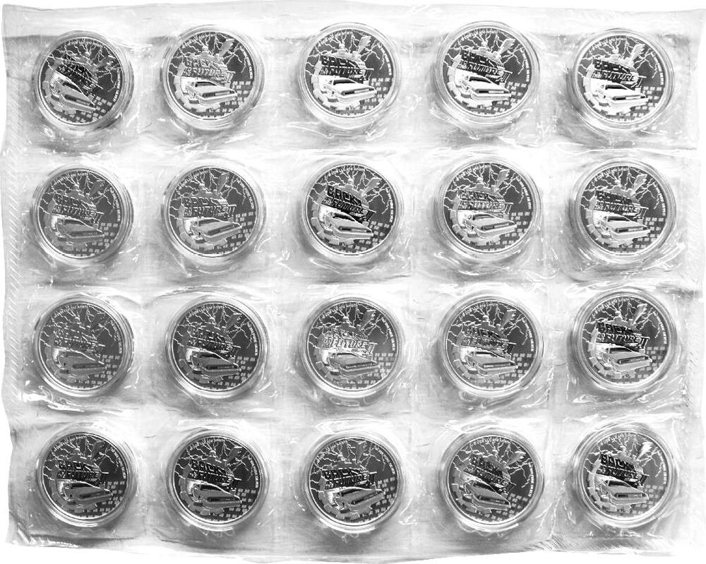 Niue 2 Dollar 2021 Back to the Future 1 oz Silvercoin Brilliant