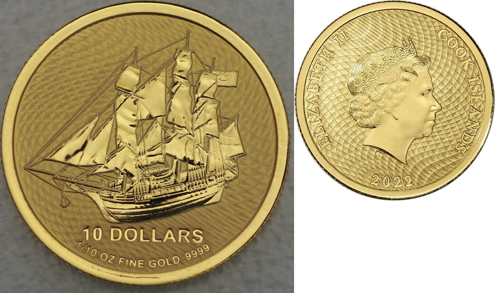 2022 Cook Islands Bounty - Pitcairn 1オンス シルバーコイン クック諸島 銀貨 moon コレクション 未使用