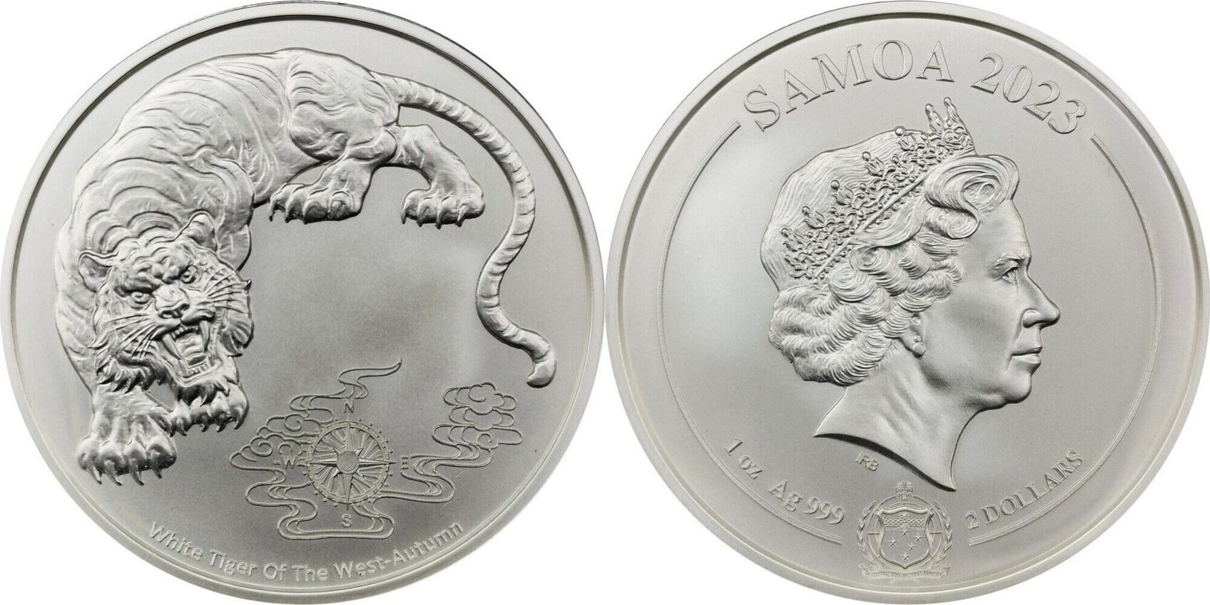 Scottdale Mint 2 Dollar Samoa Four Guardians 1st Edition