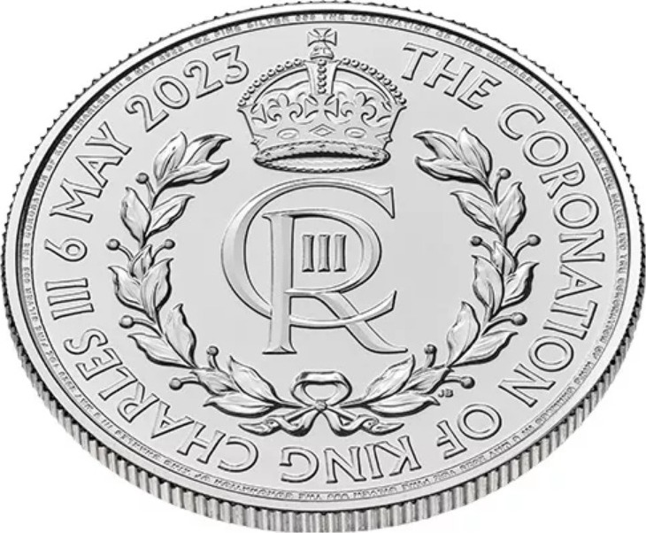 Gro britannien 2 Pounds Silberm nze 1 Oz Charles III Kr nung 