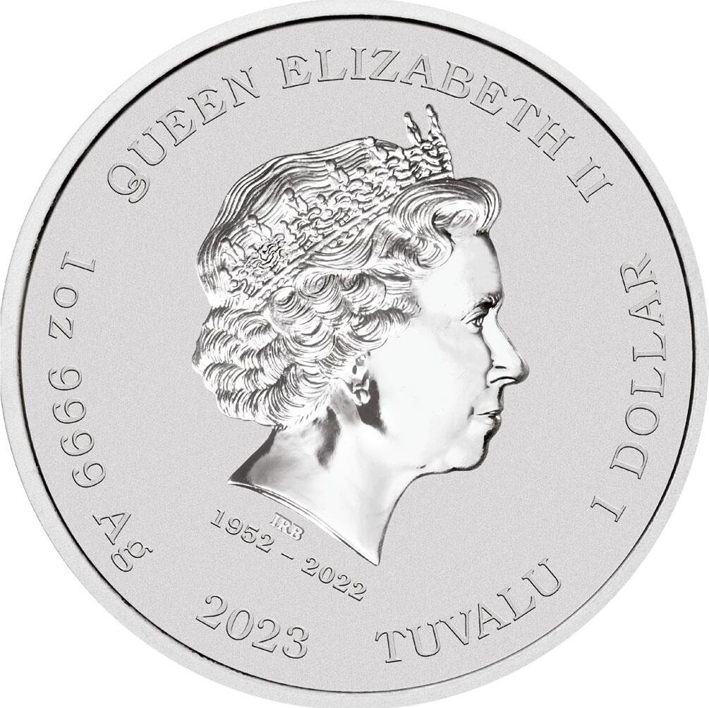 Silver coin James Bond 007™ Tuvalu 1 oz 2023 999 Silver Casino
