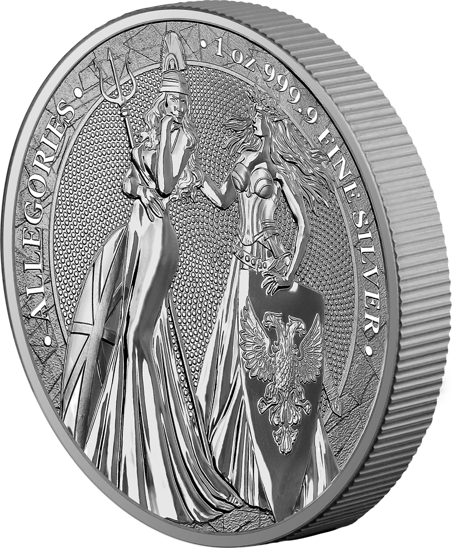 5 Mark 2019 Germania Mint Britannia & Germania 1 oz 999 Silvercoin ...